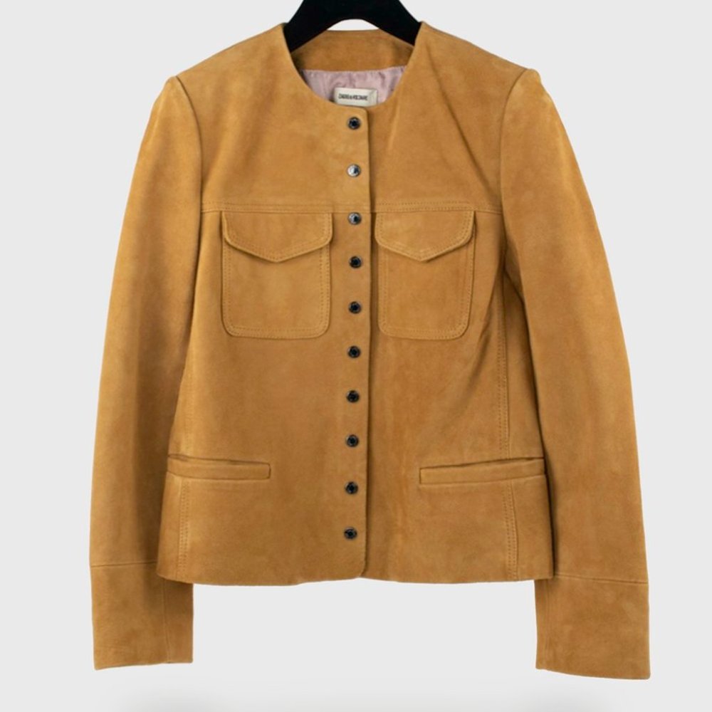 Zadig&Voltaire Lamb Suede Jacket